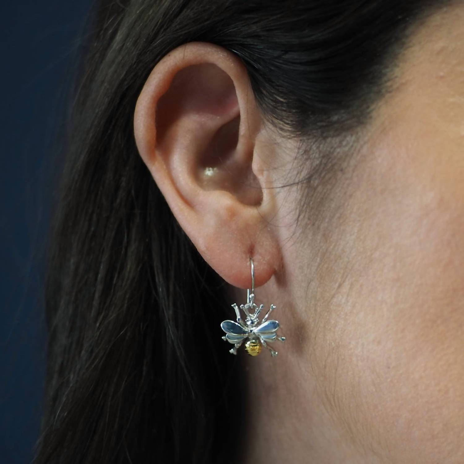 Gallardo & Blaine Designs - Women's Wildlife Bee Dangle Earrings