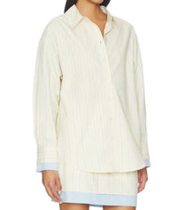 Line And Dot - Marmalade Button Down Shirt