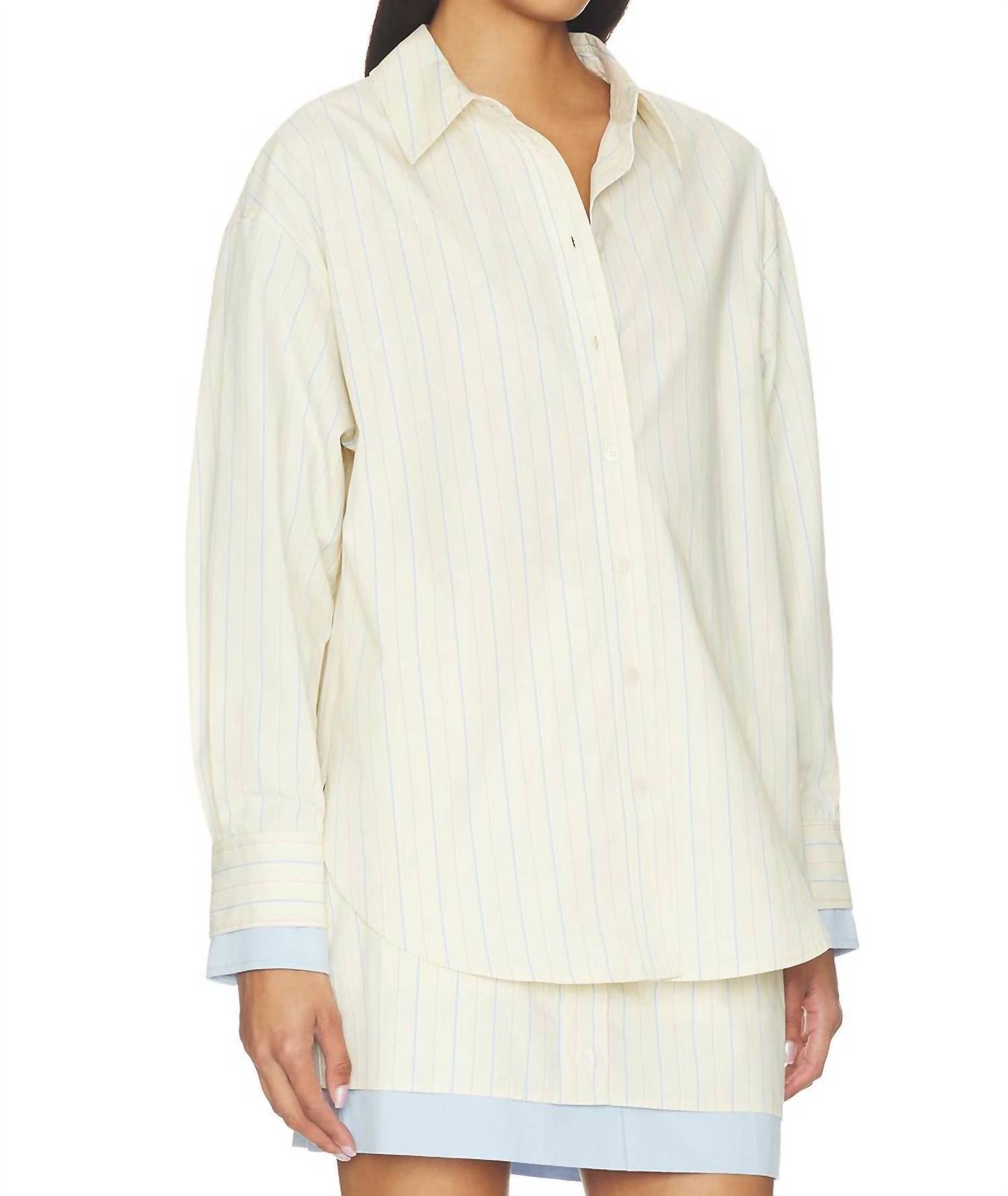 Line And Dot - Marmalade Button Down Shirt