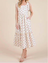 Geegee - Strawberry Fields Midi Sundress
