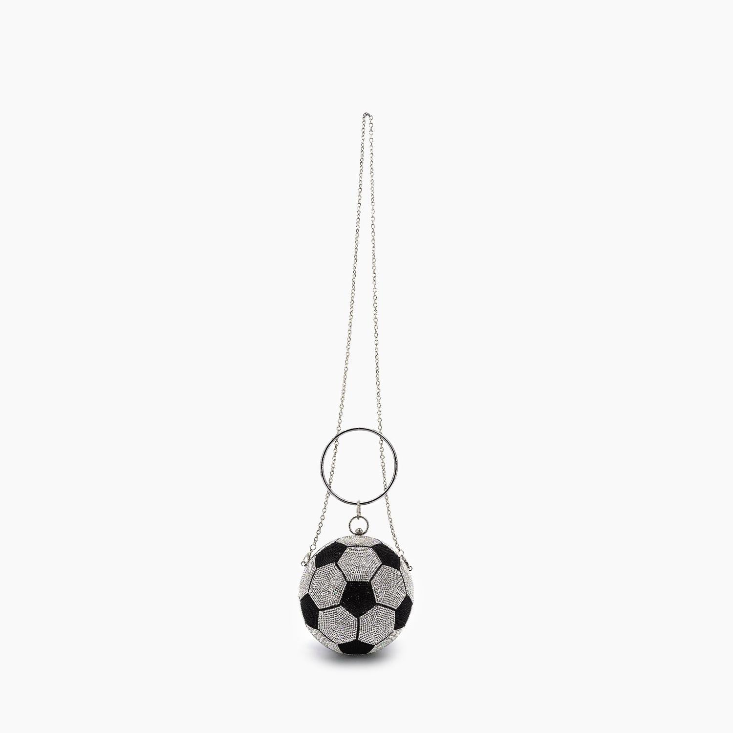 Like Dreams - Women's Striker Rhinestone Soccer Clutch Bag