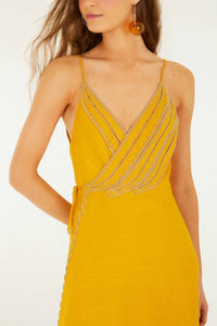 Farm Rio - Bananas Maxi Wrap Dress