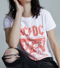 Recycled Karma - Acdc Highway To Hell Tour Fitted T-shirt