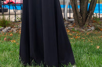 Tonet - Jersey Paneled Snap Pocket Skirt