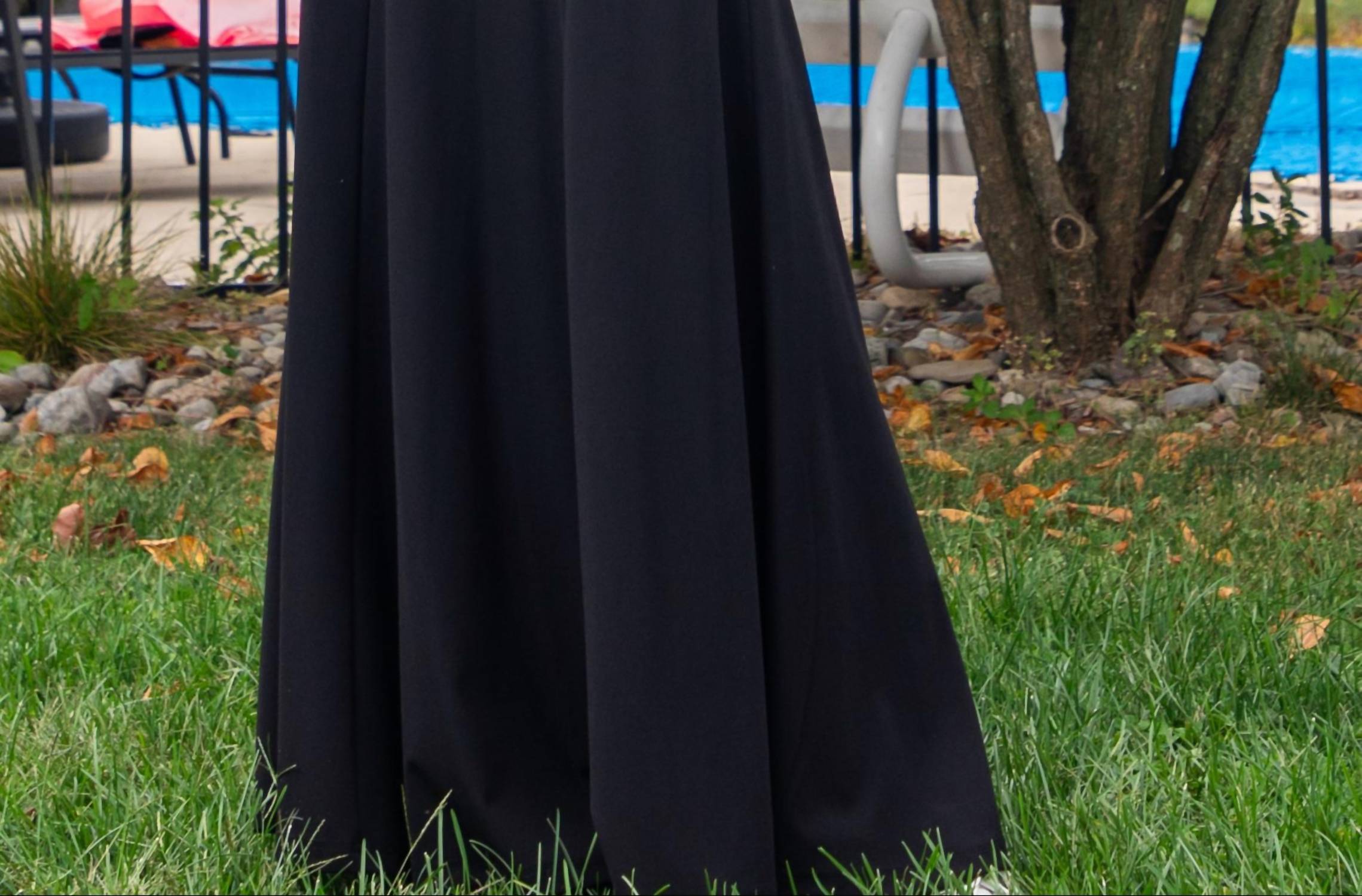 Tonet - Jersey Paneled Snap Pocket Skirt