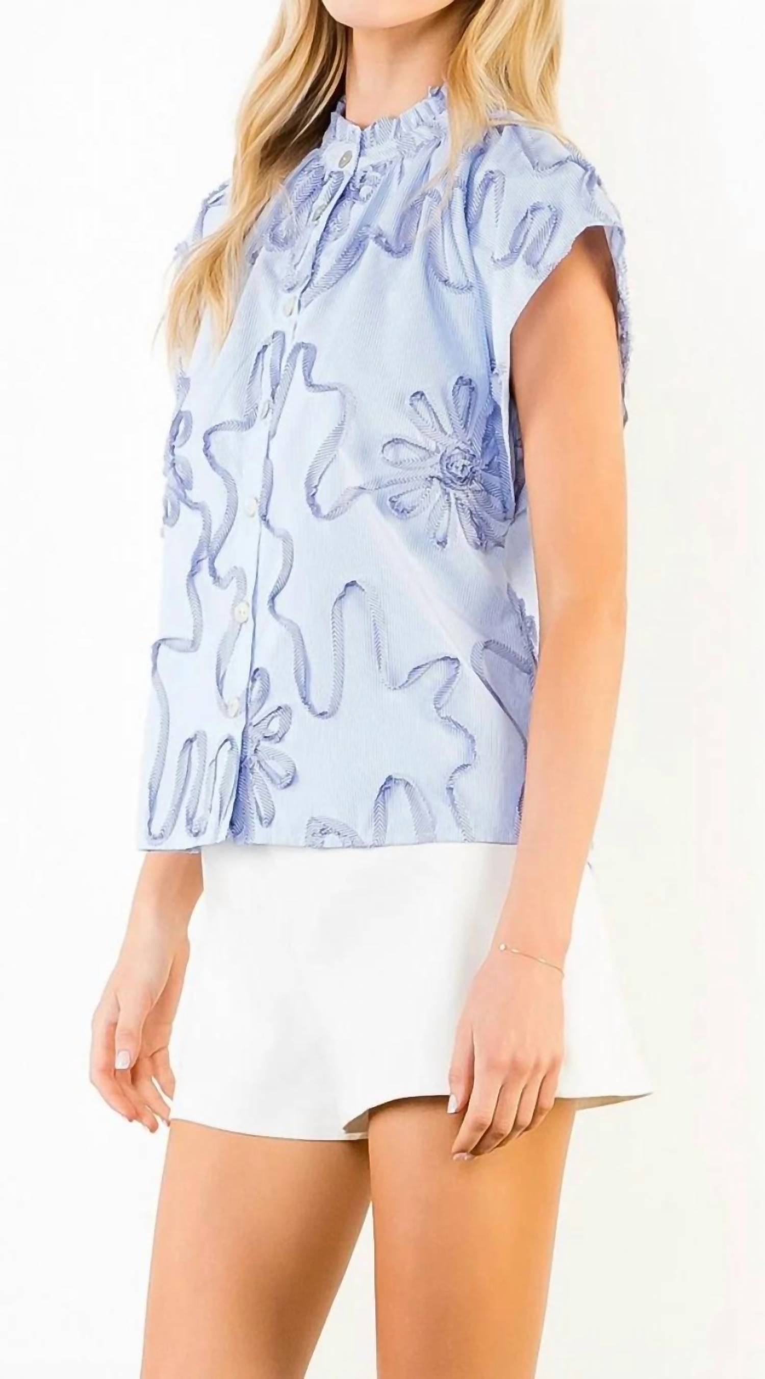 Thml - Floral Striped Top