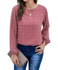 Shiying - Swiss Dot Blouse