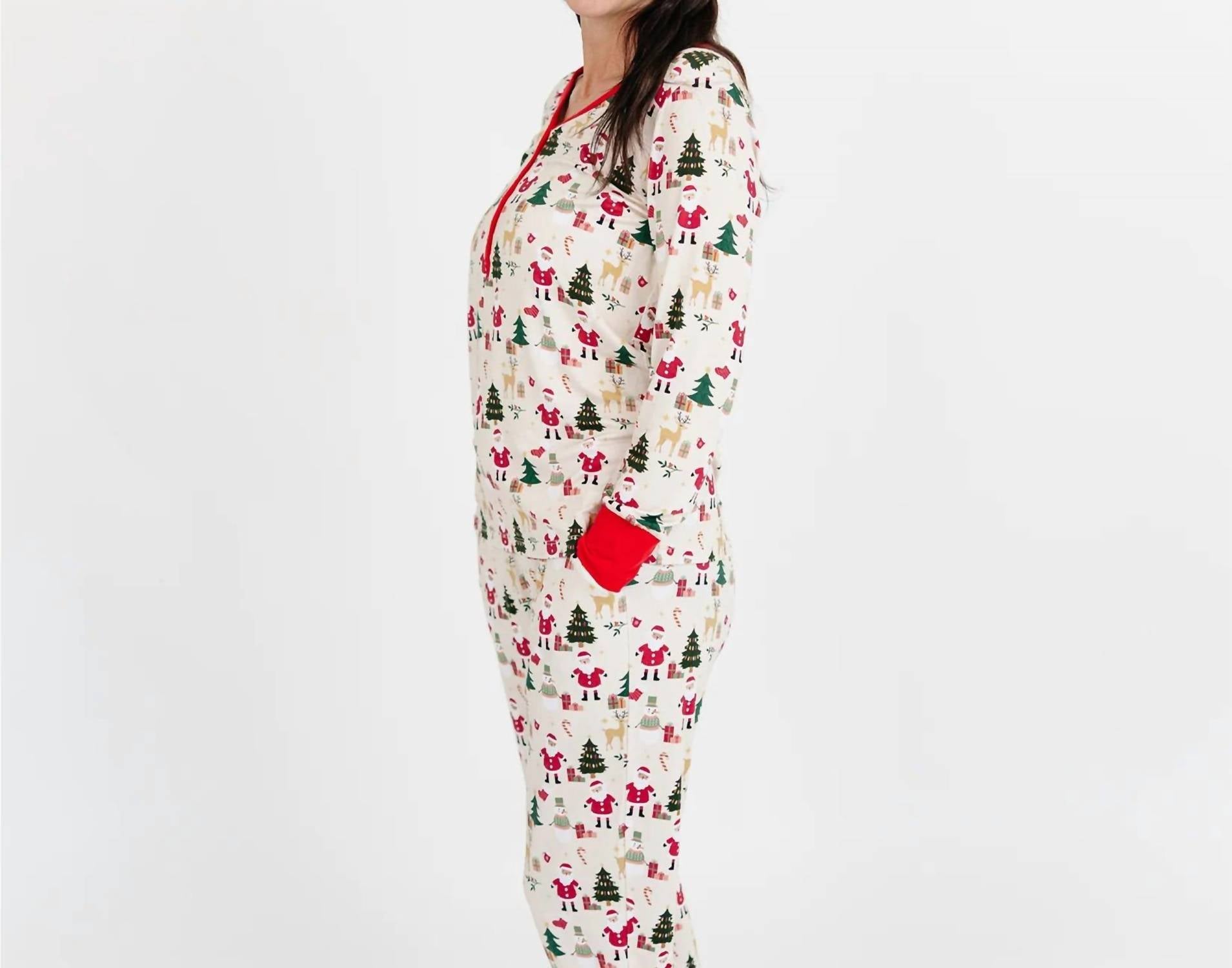 Emerson And Friends - Cozy Christmas Bamboo Jogger Pajama Pants