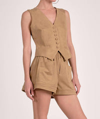 Elan - Women's Microsuede Vest