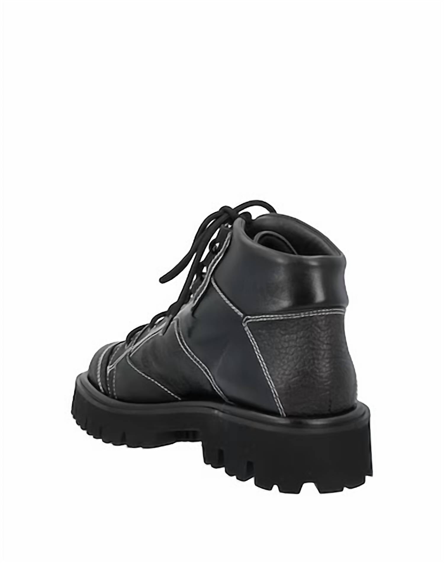 Moschino - Women's Logo-print Leather Boots