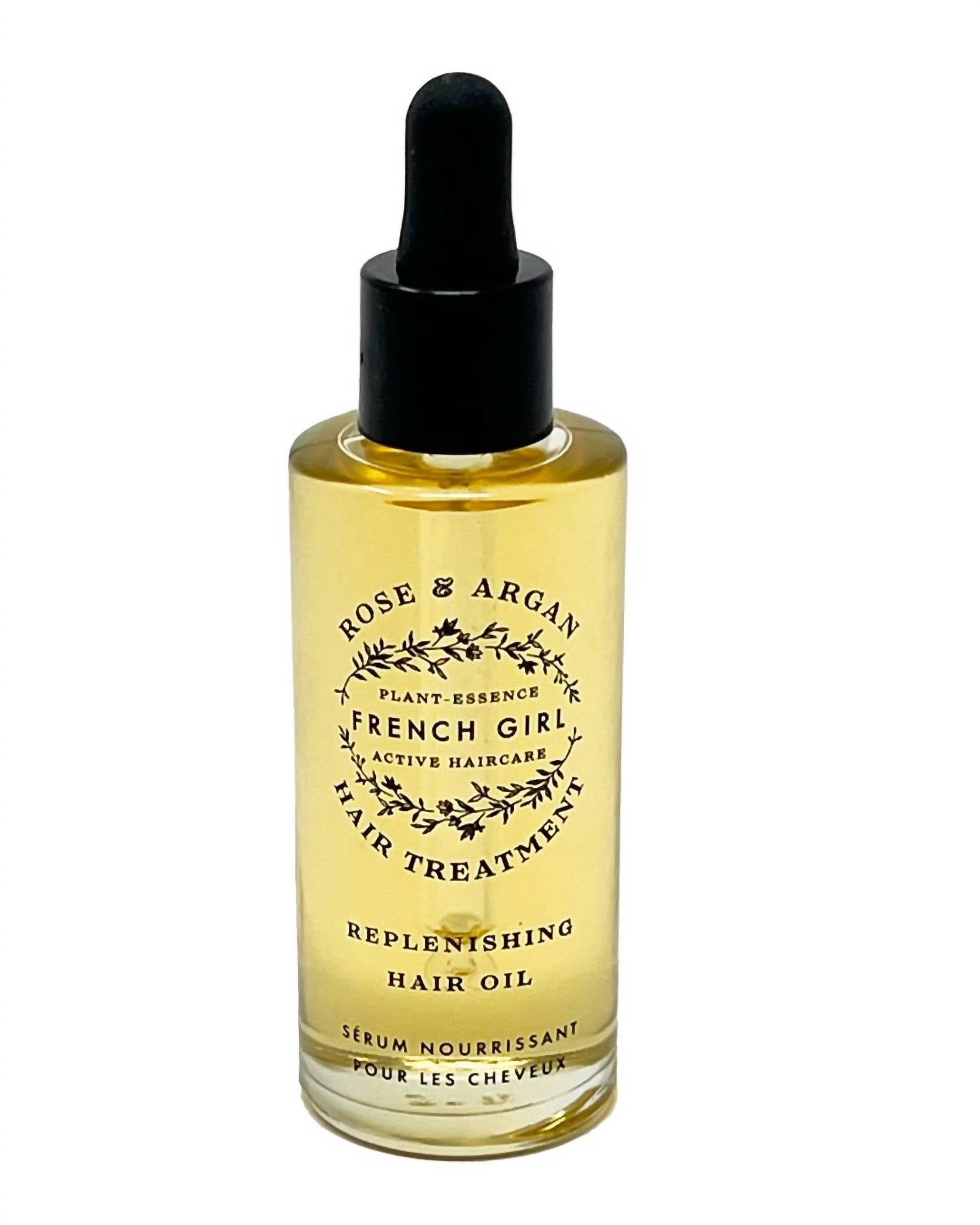 French Girl - Women's Organic Hydrating Rose Hair Treatment Oil - 2 Oz