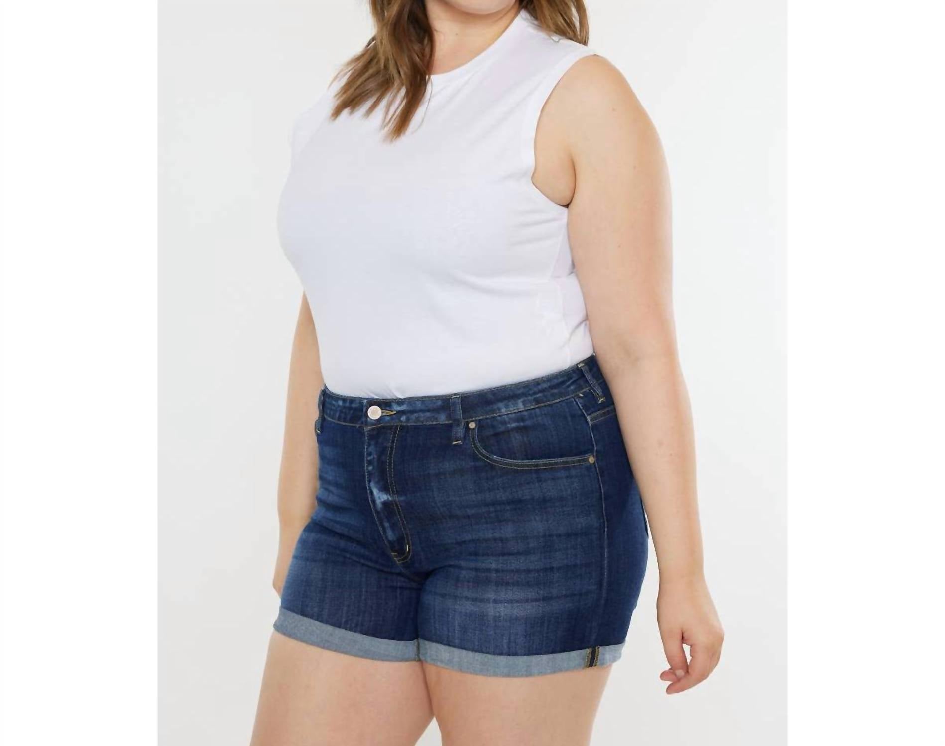 Kancan - Hazel Denim Shorts - Plus