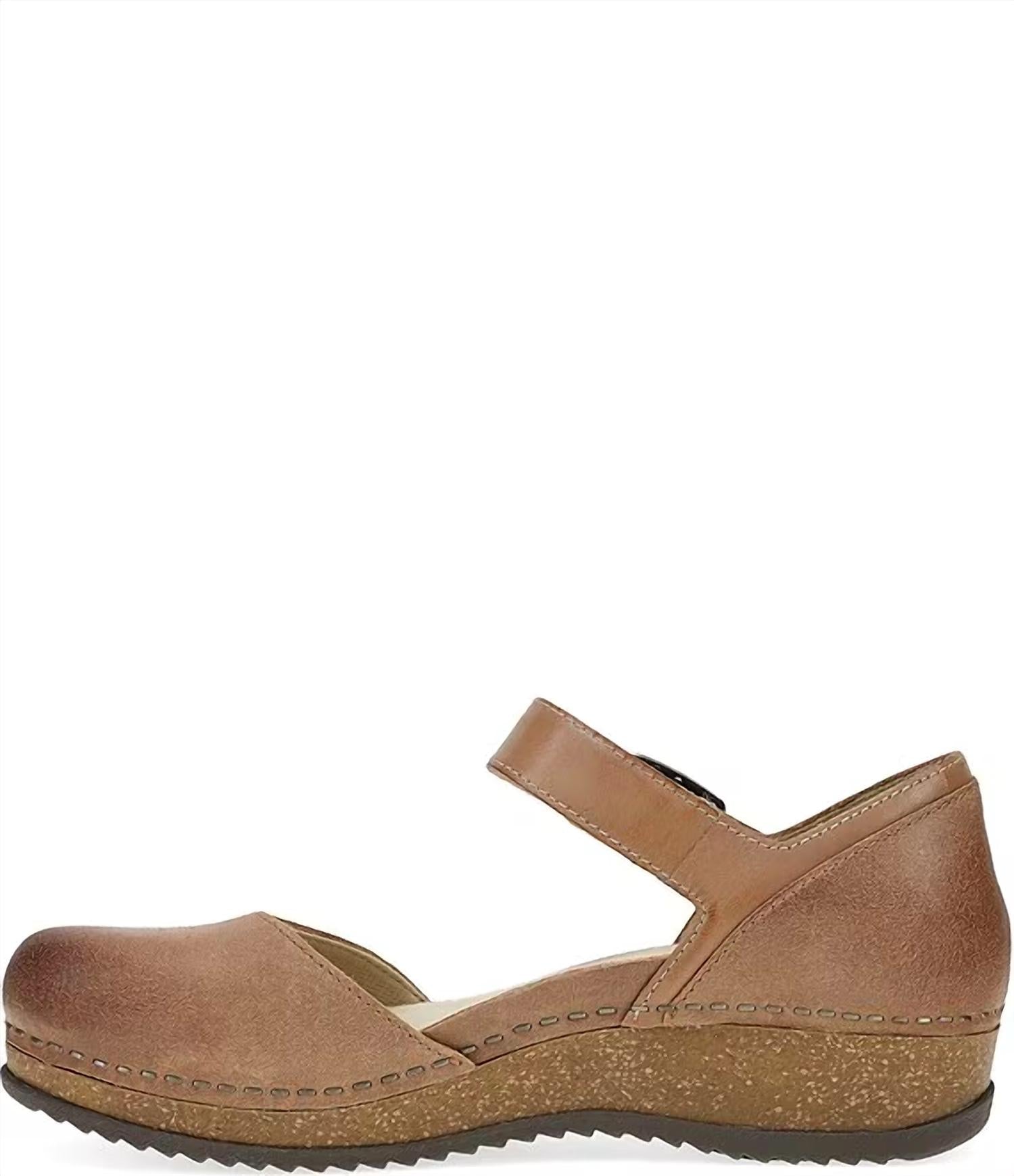 Dansko - Women's Mae Burnished Suede Mary Jane Clogs