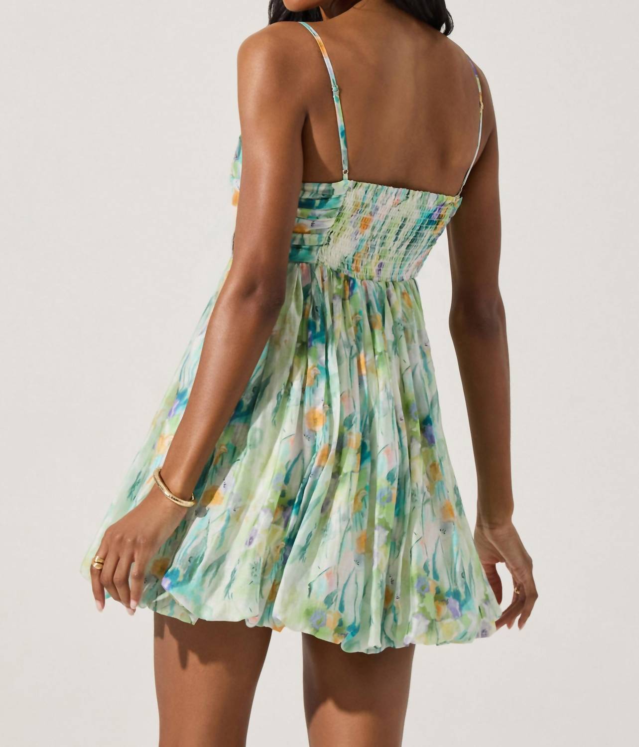 Astr - Bubble Skirt Mini Dress