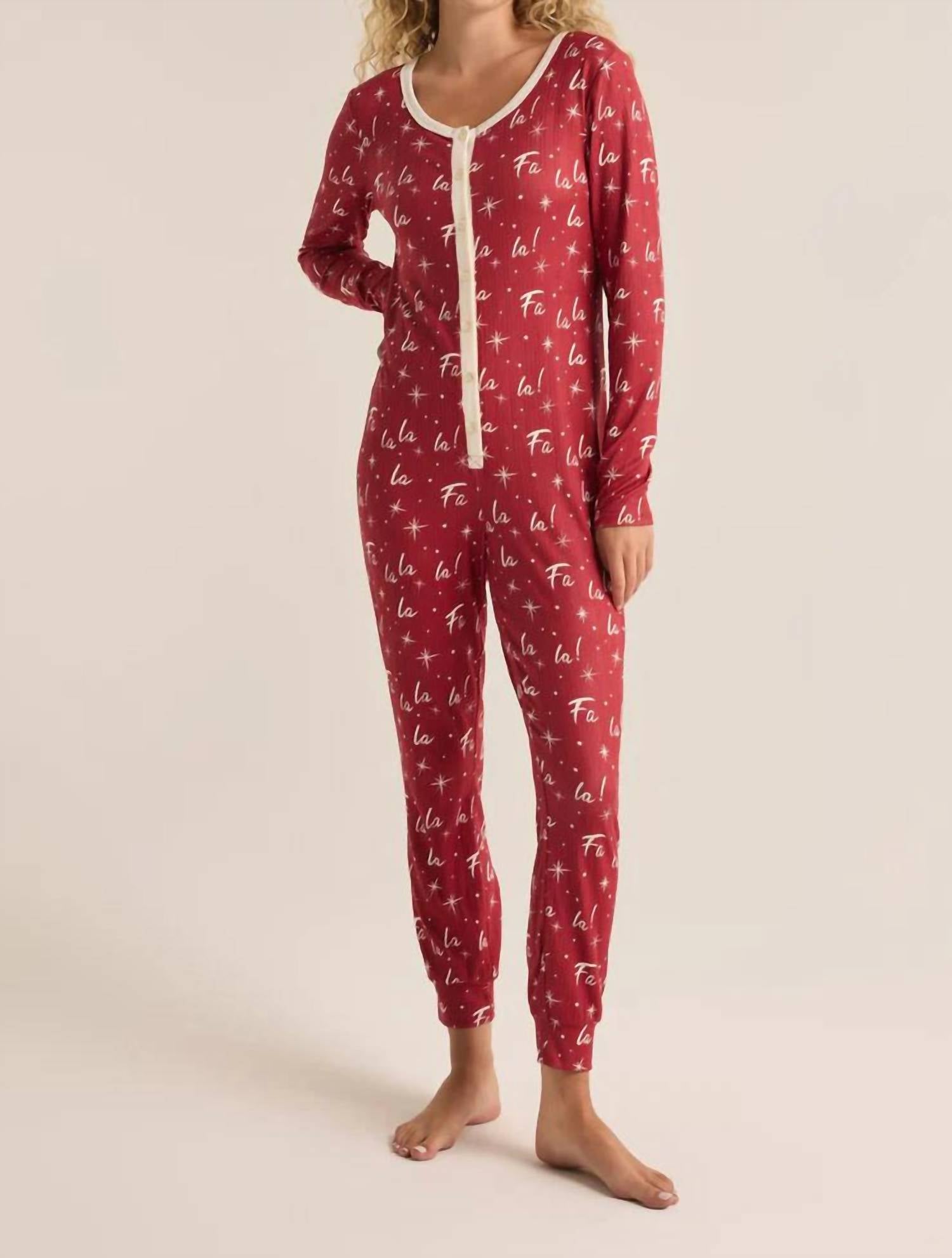 Z Supply - Women's Fa La La Silky Pointelle Onesie