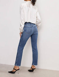 Good American - Curve High Rise Straight Jeans