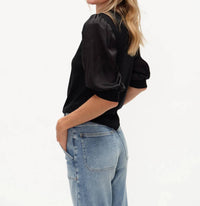 Six/Fifty - Solara Satin Mixed Top