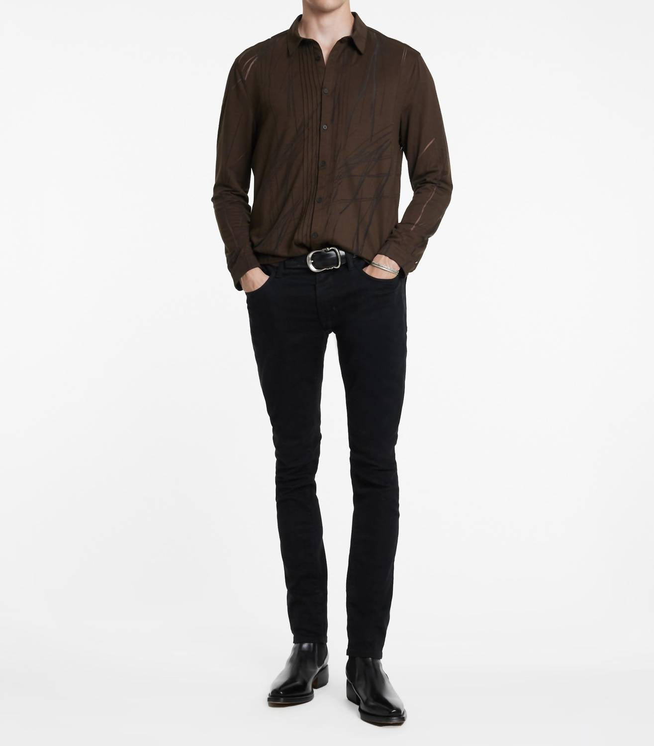 John Varvatos - Phoenix Button Front Shirt