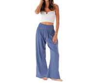 Lotus & Luna - Wide Leg Cotton Pants