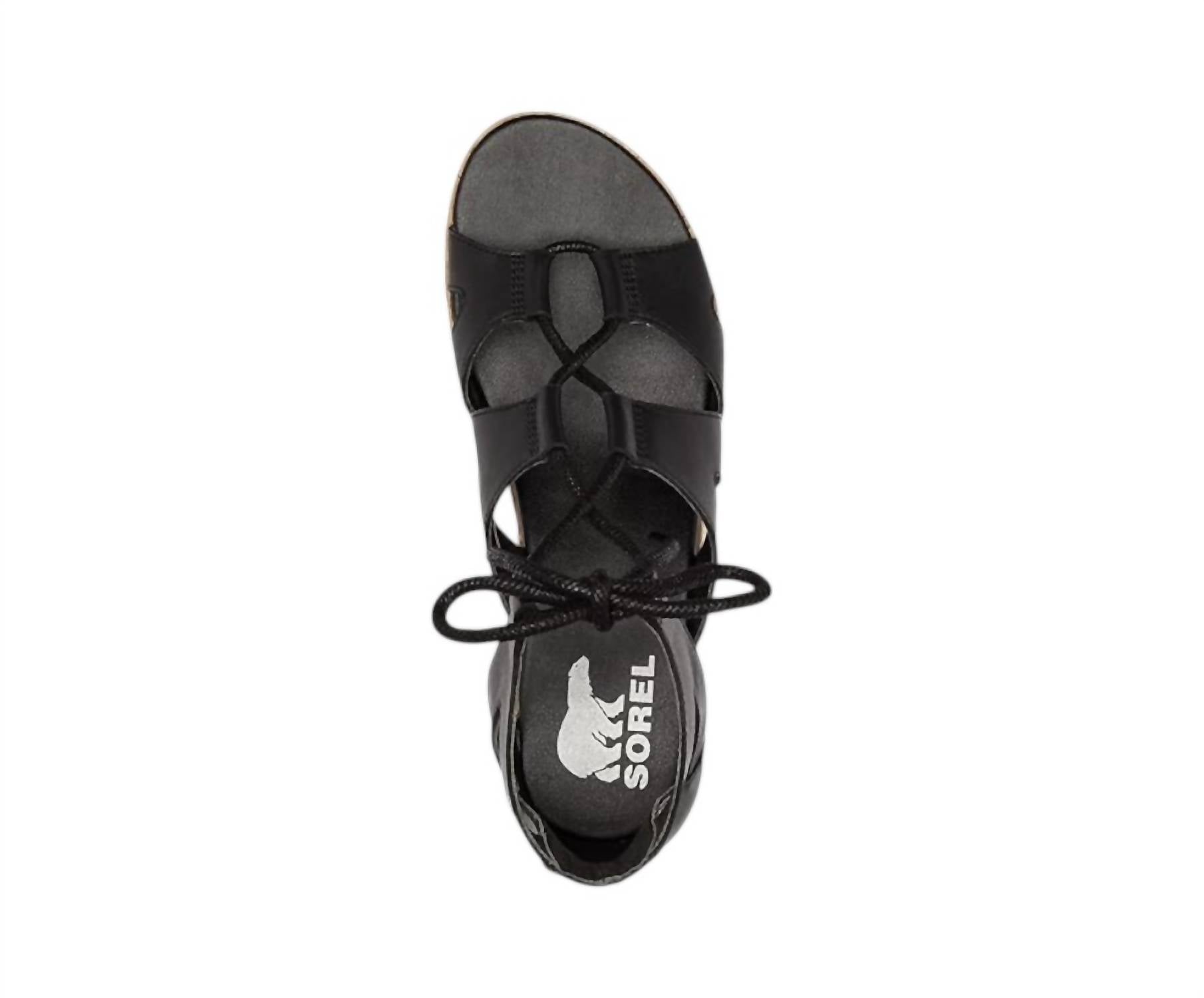 Sorel - Women's Cameron Flatform Lace Wedge Sandals