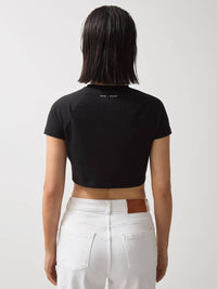 Reiss - Grace Mclaren F1 Team Cropped Logo T-shirt