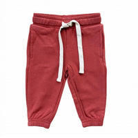 babysprouts Kid's Drawstring Jogger in berry red - kids' joggers