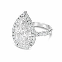 Diana M Jewels - Women's Pear Lab-Grown Diamond Fashion Ring (8.70 Ct) - Signature