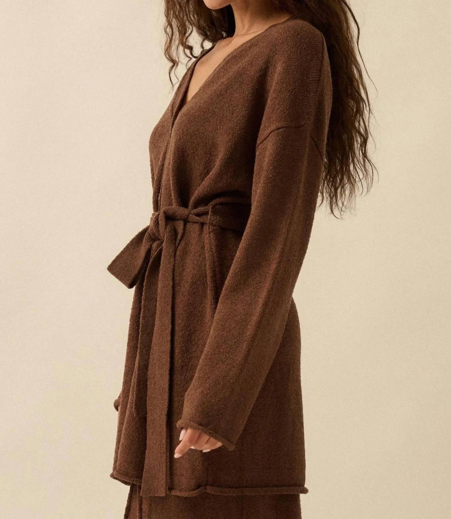 Promesa - Belted Button-front Cardigan
