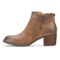 Born Women's Reece Block Heel Boots in light brown - women's shoe - alternate view