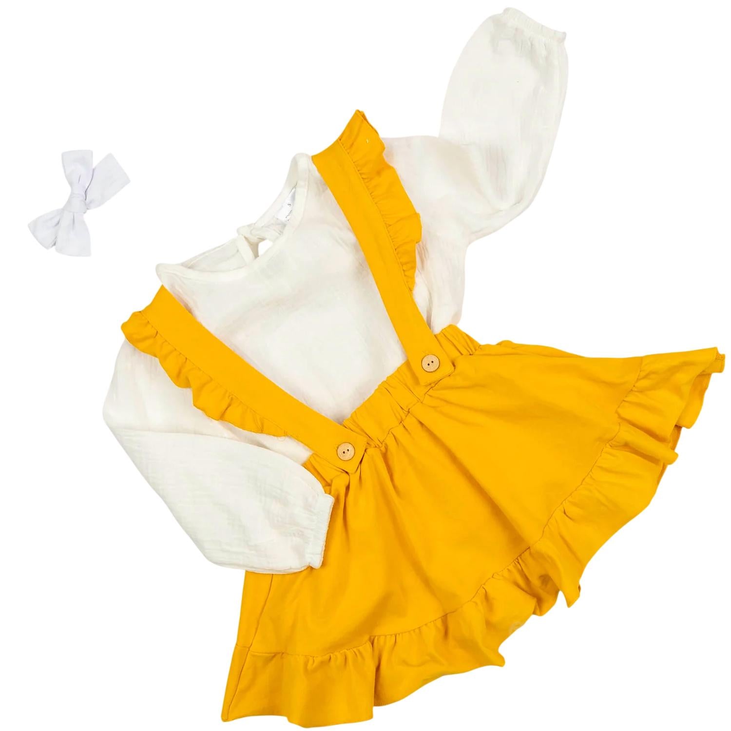 Okie + Lou - Girls Ruffle It Dress