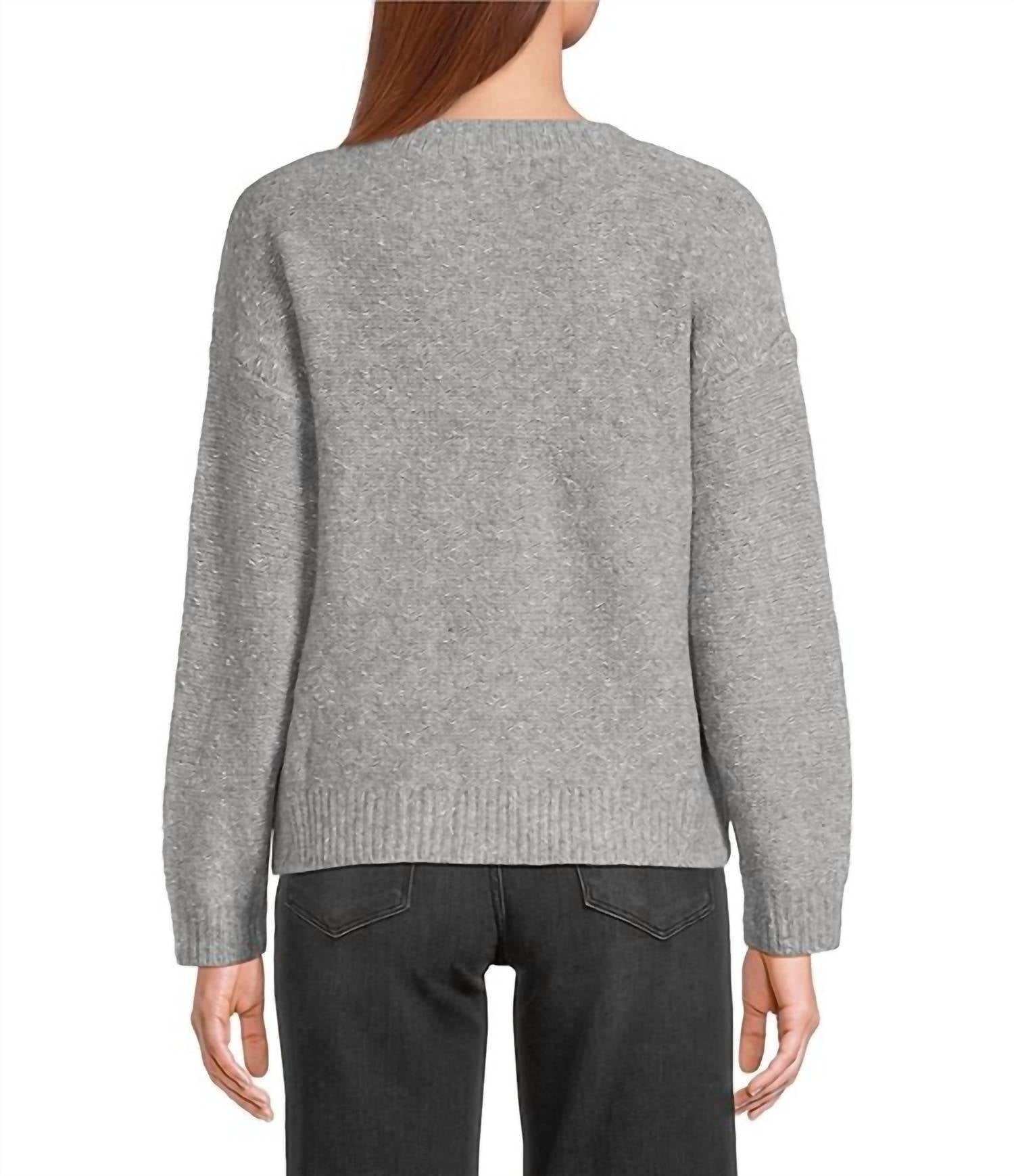 Elan - Sequin Bow Sweater