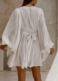 Miss June Paris Janice Mini Dress in white - women's dress - view 4
