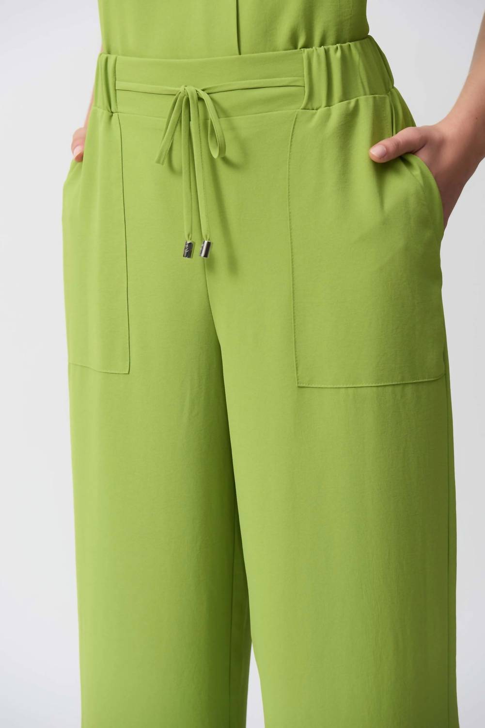 Joseph Ribkoff - Woven Pull On Wide Leg Pants
