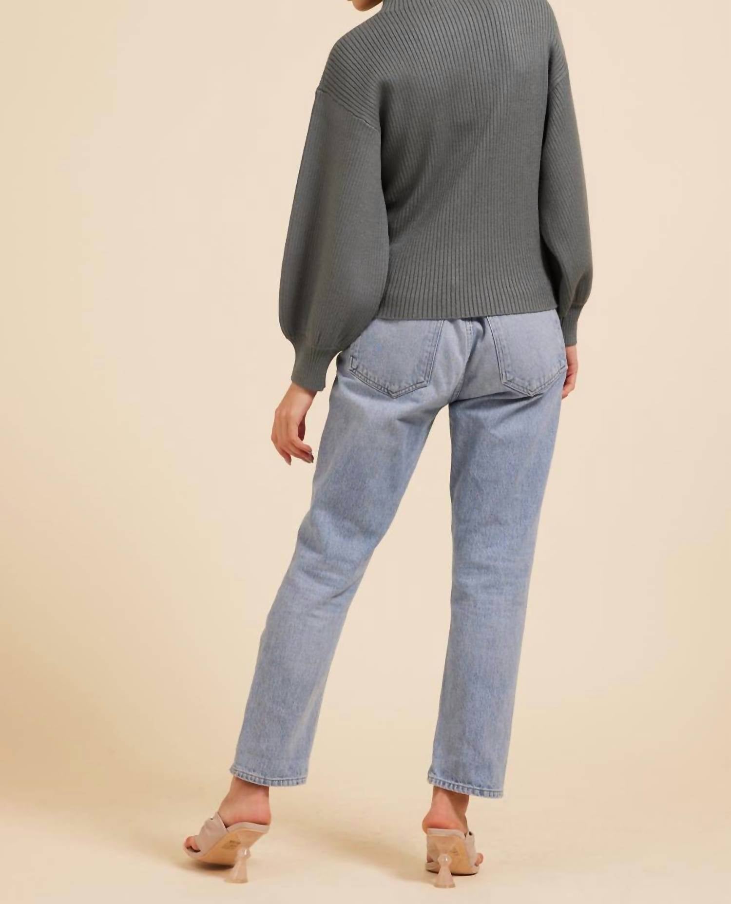 Mock Neck Sweater