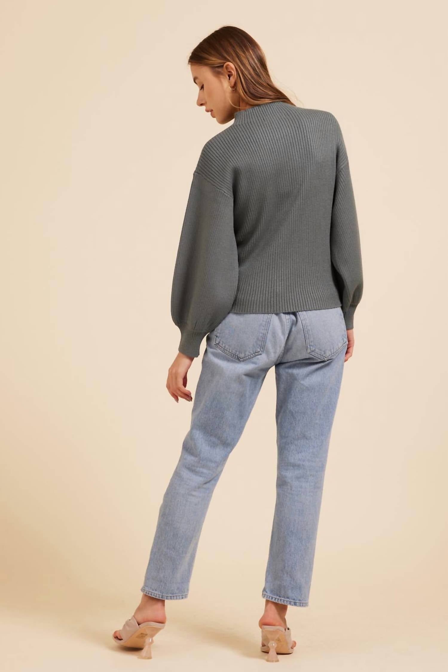Mock Neck Sweater