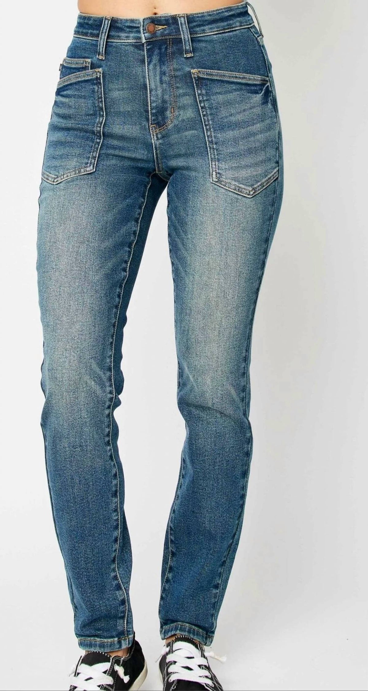 Judy Blue - High Rise Pork Chop Pockets Jean