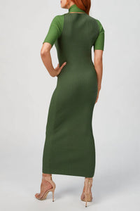 LOOP LAYERED KNIT DRESS