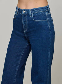 L'Agence - Clayton High Rise Wide Leg Jeans