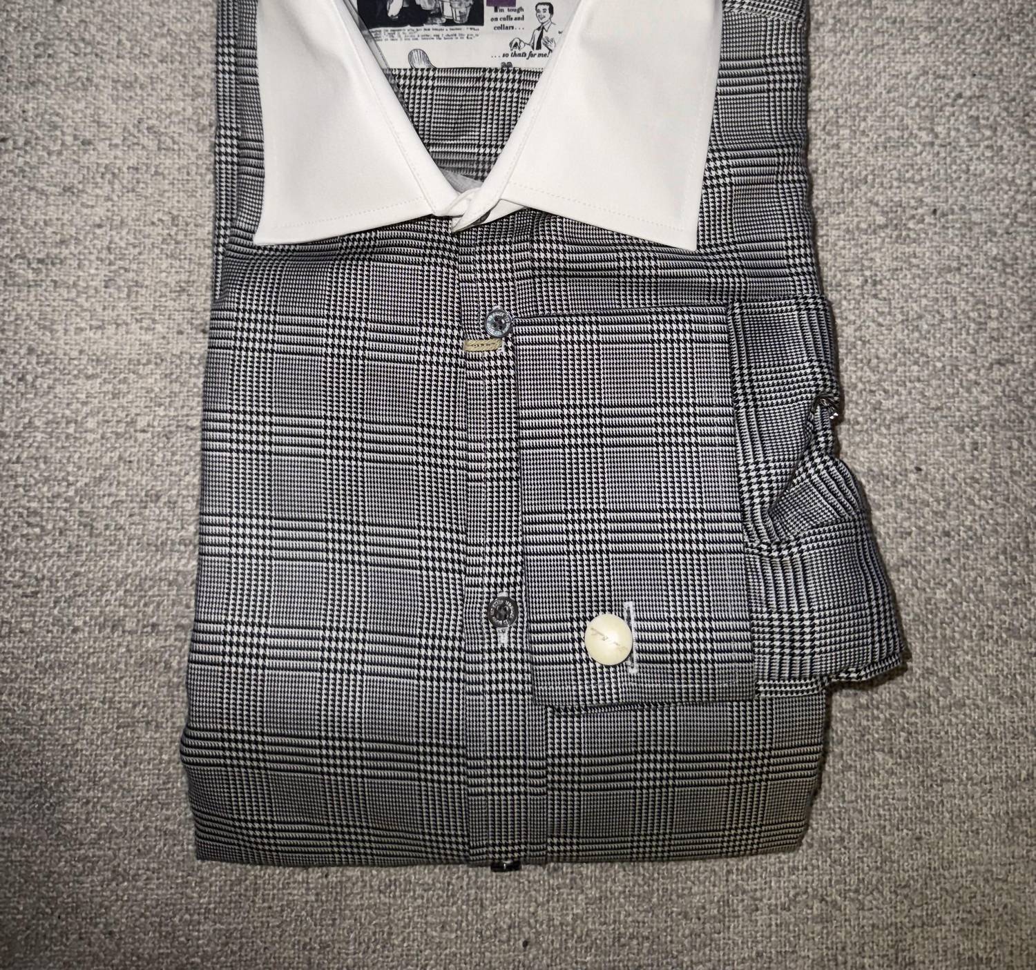 TED BAKER Women's Archieve Pow Check Shirt in black - women's shirt