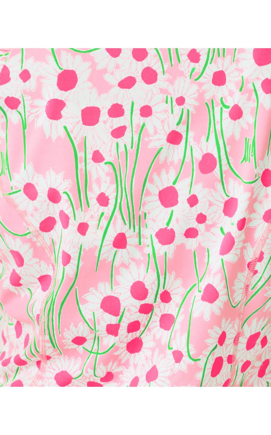 Lilly Pulitzer Justine Half Zip Pullover Sweatshirt in conch shell pink lil sunny daisies - women's top - view 5