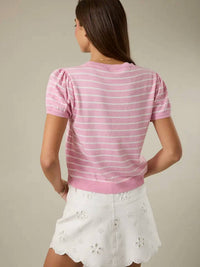 Sunday Edition - Rosy Knit Top