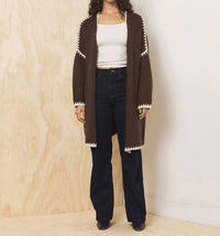 Vintage Havana - Game Day Open Front Cardigan