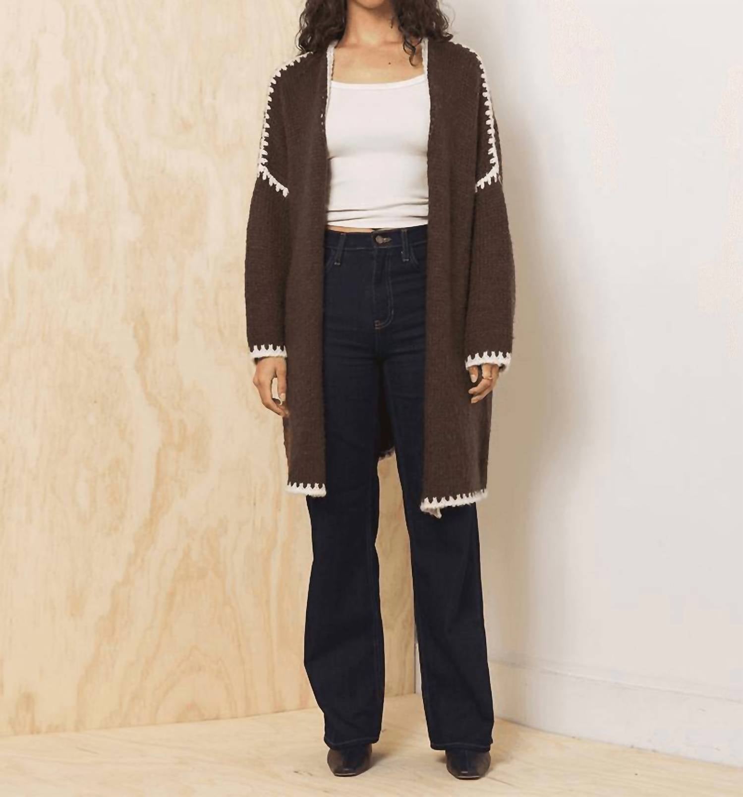 Vintage Havana - Game Day Open Front Cardigan