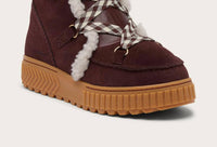SOREL Women's Ona Ave Alpine Waterproof Boot in redwood gum - women's shoe - detail view