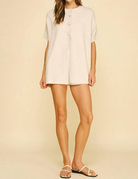 PINCH Open Front Knit Cape Cardigan in cream - women's cardigan - view 4