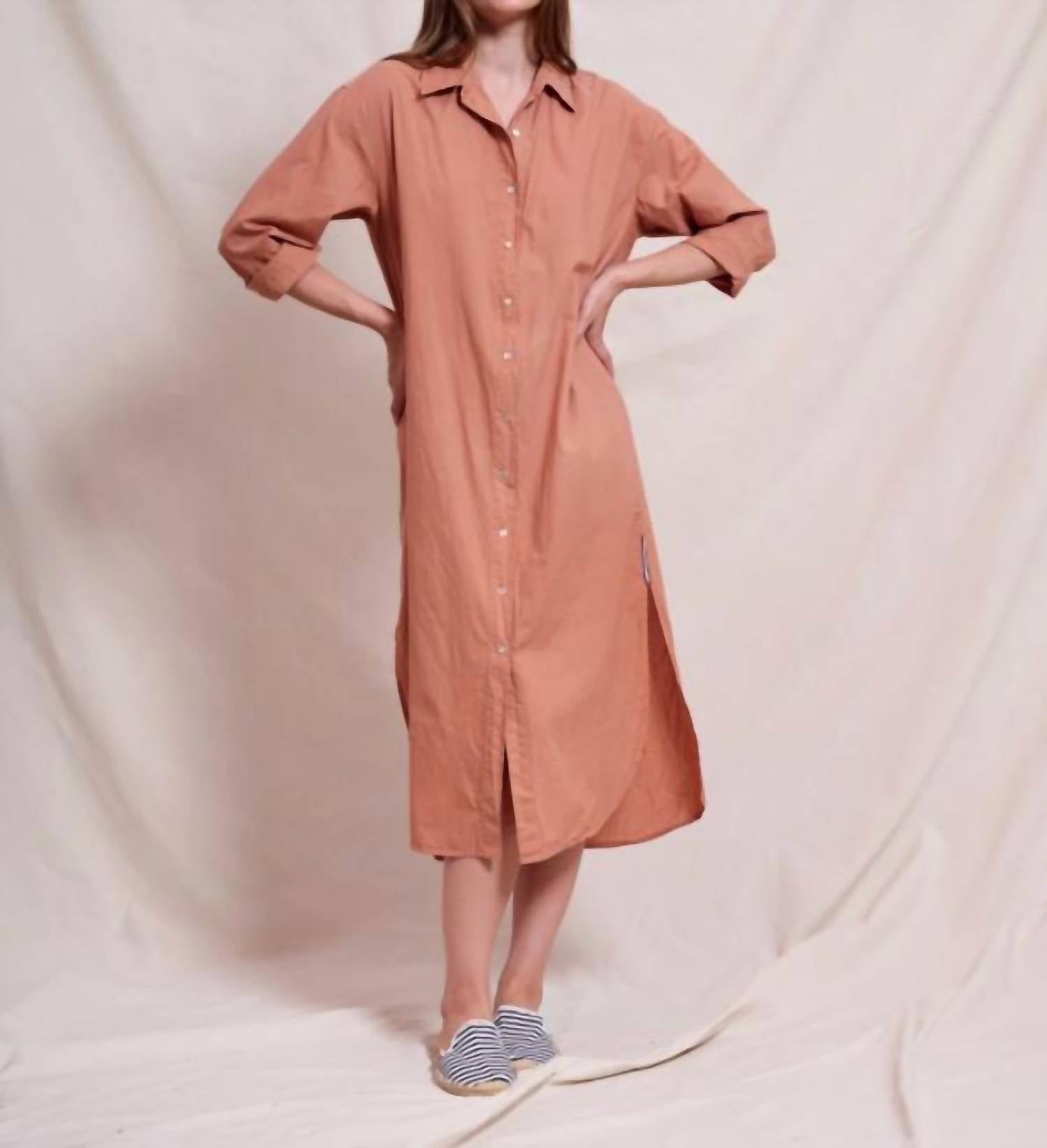 Sundry - Easy Shirt Midi Dress