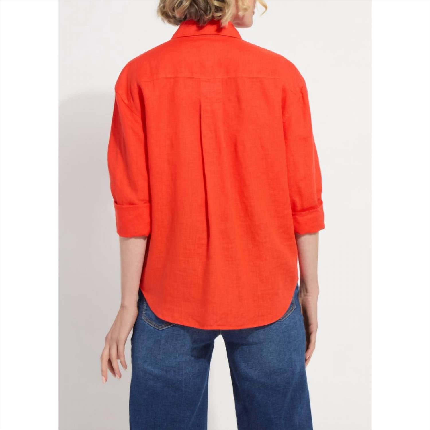 Lysse - Rose Roll Tab Shirt