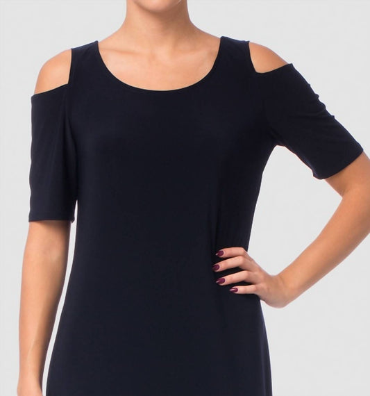 Joseph Ribkoff - Cold-shoulder Maxi Dress