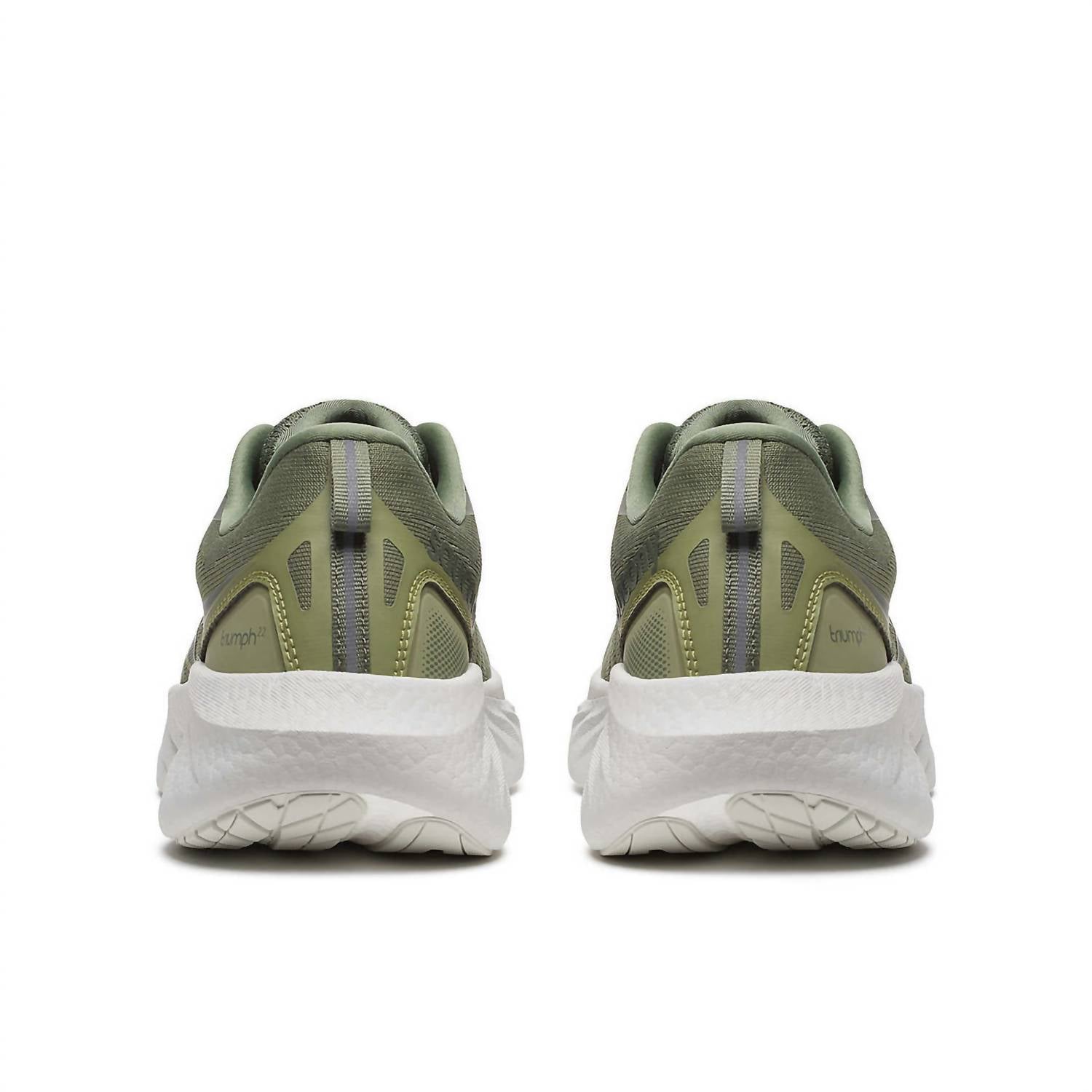 SAUCONY Men's Triump 22 Running Shoes in olive - men's shoe - alternate view