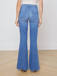 L'Agence - Sera High Rise Sneaker Flare Jean